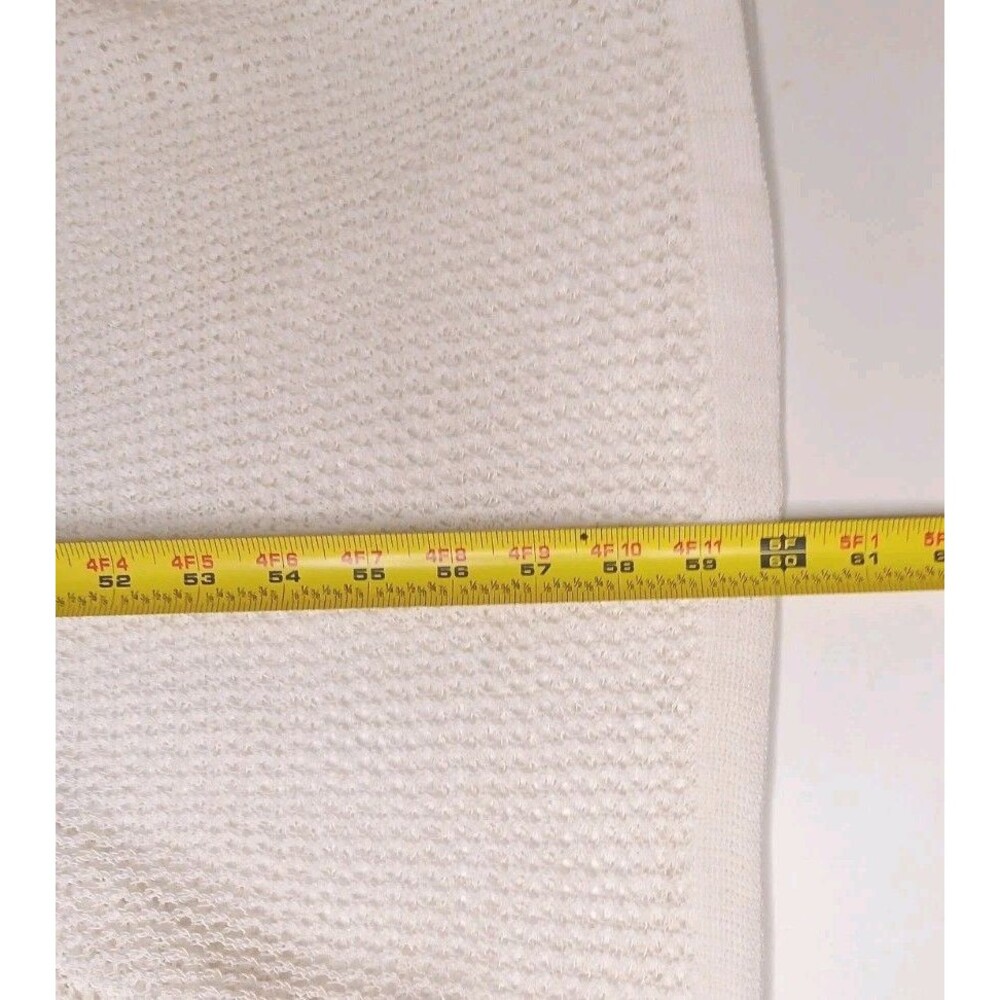 One Mile Savannah Maxi Dress XS White/ Ivory Crochet Cover-Up Scoop Back $209 - Picture 13 of 16